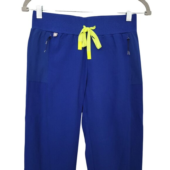 Figs Boston Slim Tall Jogger Scrub Pants Womens Size XXS/T Electric Blue NWT - Picture 4 of 7